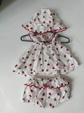 Stella McCartney Kids Strawberry 3-Piece Set